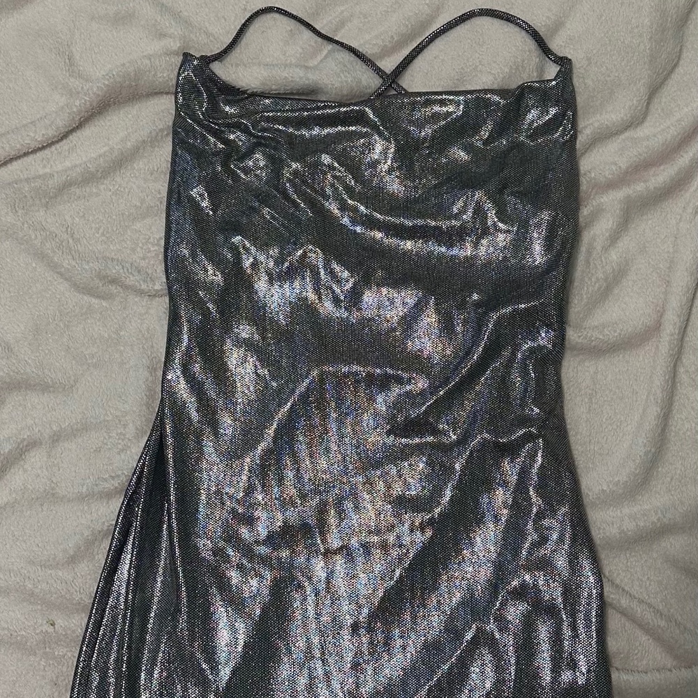 Silver Bodycon Dress